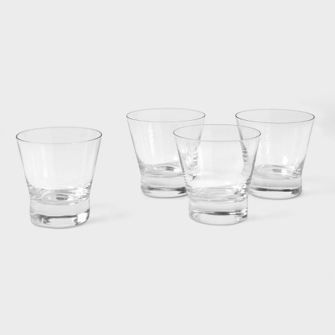 Craft Cocktail Set of 4 Stemless Martini Glasses