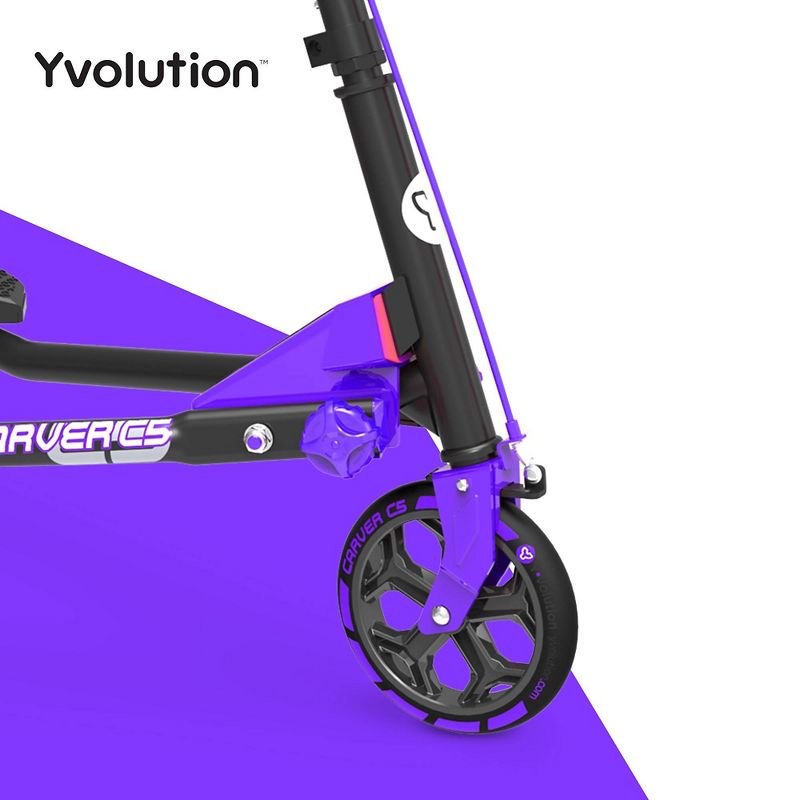 Y-Volution Y-Fliker C5 Carver Scooter - Purple, 2 of 7