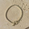 Adornia 14k Gold Plated Crystal Toggle Tennis Bracelet - 3 of 4