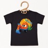 Leo the Truck Scoop Name Distressed - Toddler Short Sleeve Graphic T-Shirt - 2 of 3