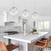 MAYEERTY Modern Crystal Chandelier Cristal LED Hanging Bar Lighting Lighting Chandelier - 3 of 4