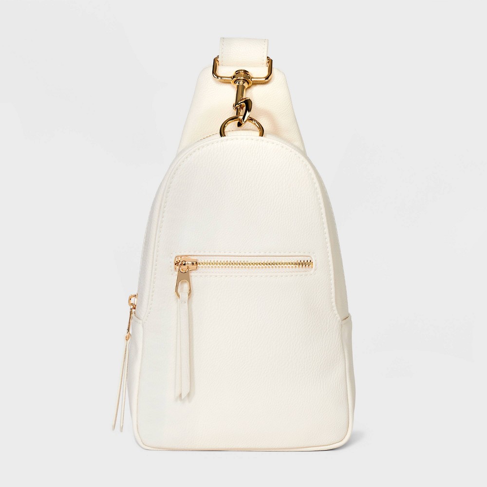 Photos - Backpack Sling Pack Crossbody Bag - Universal Thread™ Off-White