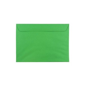 JAM Paper 9 x 12 Booklet Envelopes Green Recycled 100/Pack (154124c) 154124C - 1 of 2