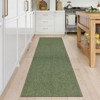 Lahome Boho Area Rug Machine Wasbable Rugs for Kitchen Non Skid Low Pile Braided Cotton Farmhouse Entryway Rugs Indoor Throw Rug Door Mats - 4 of 4