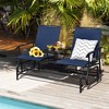 Tangkula 2 Person Outdoor Patio Double Glider Chair Loveseat Rocking - 4 of 4