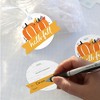 Big Dot of Happiness Fall Pumpkin - Halloween or Thanksgiving Party Clear Goodie Favor Bags - Treat Bags With Tags - Set of 12 - 3 of 4