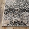 Modern Floral Scroll Indoor Runner or Area Rug by Blue Nile Mills - image 3 of 4