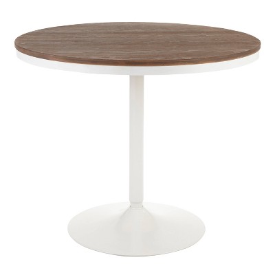 36" Dakota Industrial Round Dining Table - LumiSource