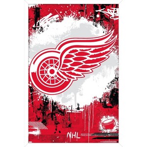 Trends International NHL Detroit Red Wings - Maximalist Logo 23 Framed Wall Poster Prints - 1 of 4