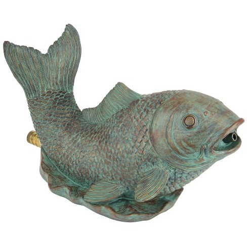 Design Toscano Japanese Koi Piped Spitter Statue - image 1 of 4