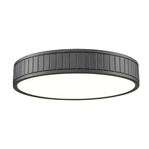 Madison 16.5" LED Flush Mount Ceiling Light - Dimmable, Damp Rated, Modern Design - 1 of 4