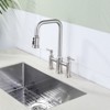 WOWOW 30 in. Drop-In/Undermount Single Bowl 18-Gauge Stainless Steel Kitchen Sink with Basket Strainer in Brushed Nickel - 2 of 4
