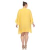 PS Sheer Embroidered Knee Length Cover Up Dress - White Mark - 3 of 4