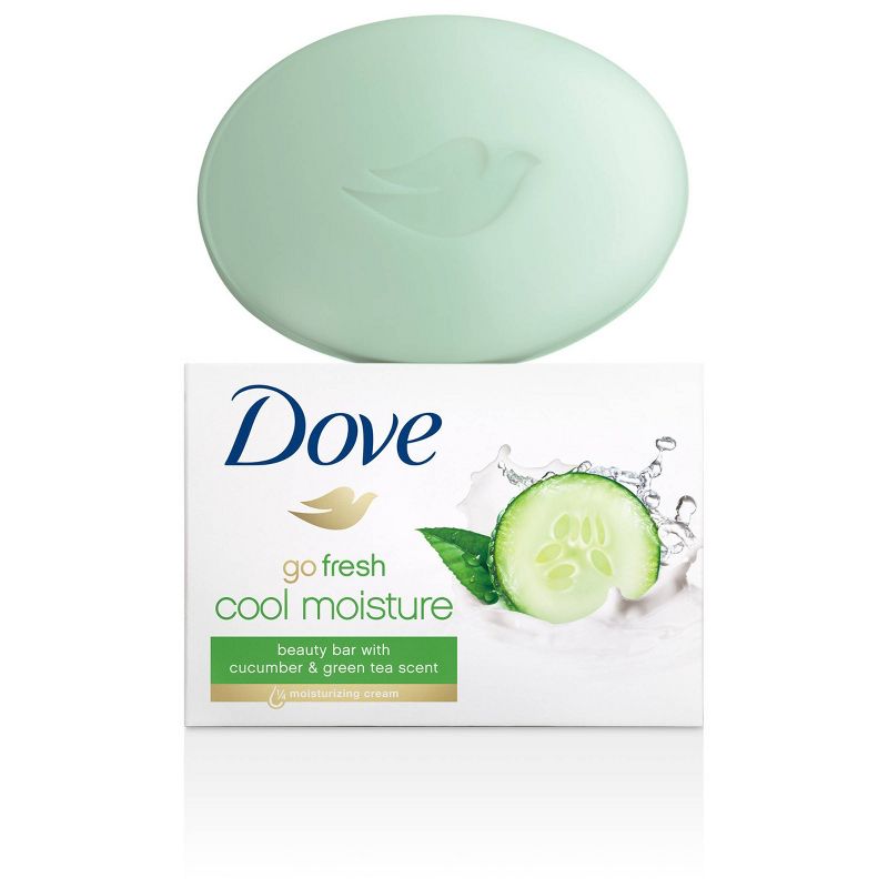 Dove Beauty Cool Moisture Beauty Bar Soap - Cucumber & Green Tea - 3.75oz each, 6 of 17