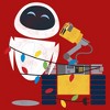 Boy's Wall-E Eve Christmas Lights T-Shirt - 2 of 4