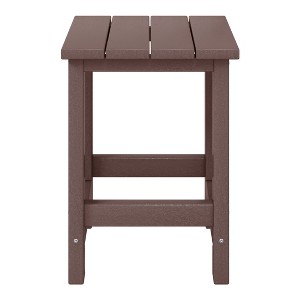 WestinTrends Malibu Kids Outdoor Patio Furniture HDPE Adirondack Square Side Table - 1 of 4