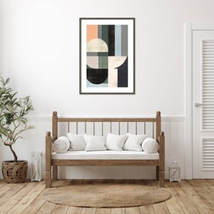 Amanti Art Sage Green Midcentury Magic II by Irena Orlov Wood Framed Wall Art Print - 1 of 4