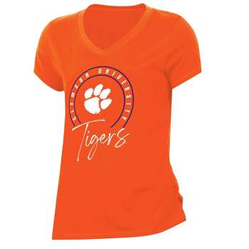 NCAA Clemson Tigers Women's V-Neck T-Shirt