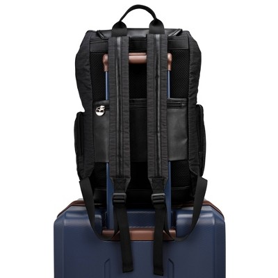 ELLE Luggage 25L Eleganza Monogram Backpack - Black — фото 6