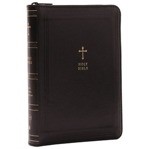 KJV Holy Bible: Compact with 43,000 Cross References, Black Leathersoft with Zipper, Red Letter, Comfort Print: King James Version - (Leather Bound) - 1 of 1