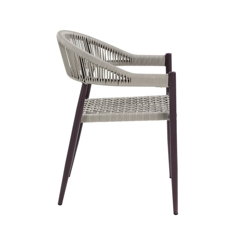 2pk Gristine Metal Outdoor Arm Chairs - miBasics
, 6 of 9