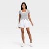 Women's High-Rise Linen Tailored Shorts - A New Day™ - 3 of 3