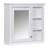 Bathroom Medicine Cabinet with Mirror Door, Wall Mounted Bathroom Storage Cabinet with 3 Open Shelves, Storage Medicine Cabinet for Bathroom - 4 of 4