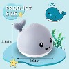 Infant and toddler whale bath toys, children's bath toys - glowing pool and bathtub toys, suitable for babies and children - 2 of 4