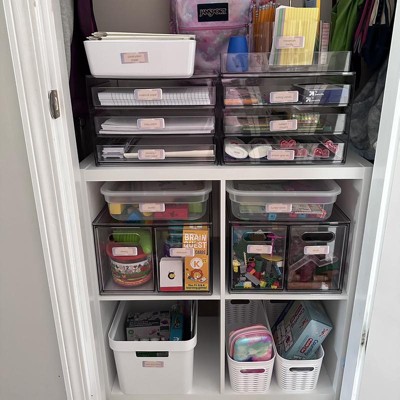 All Purpose 2 Drawer Storage Clear - Brightroom™ : Target