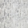 HomeRoots 5' X 8' Black and Silver Abstract Washable Non Skid Area Rug - 4 of 4