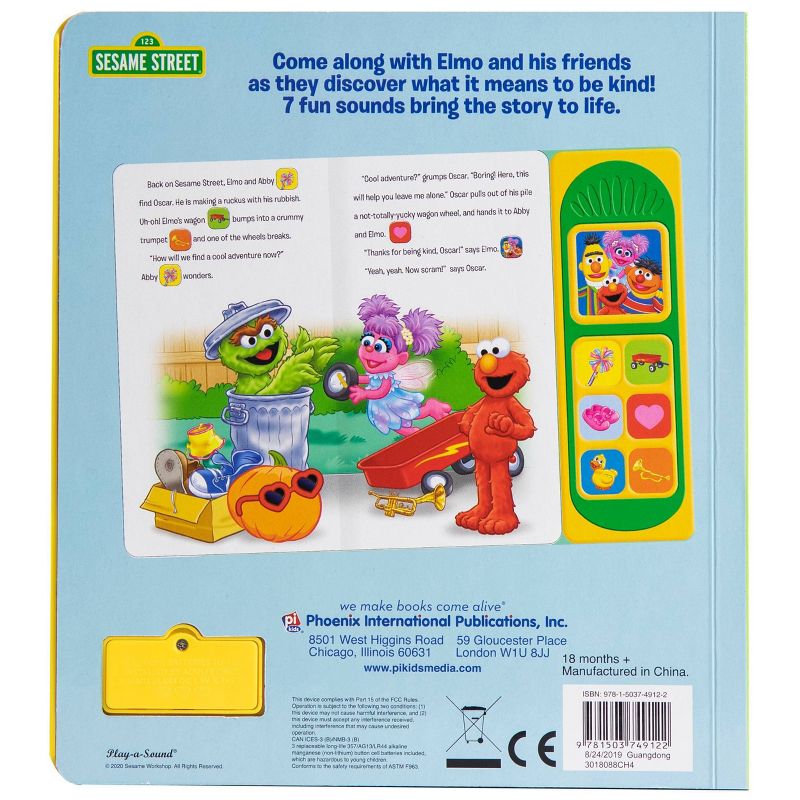 Sesame Street It&#39;s Cool to Be Kind Sound Book with Elmo - by Erin Rose Wage (Board Book), 4 of 5