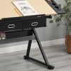 CENGHU Adjustable Tilt Desktop Multifunctional Desk with Drawers, Writing Desks with Storage & Stool, Home Office Desk, Drawing Drafting Table Desk - 4 of 4