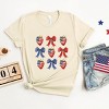 Simply Sage Market Coquette Bows And USA Strawberries Short Sleeve Tee - 3 of 4