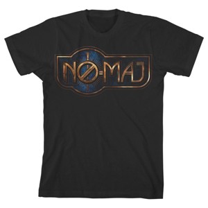 Fantastic Beasts No-Maj Logo Black T-shirt Toddler Boy to Youth Boy - 1 of 3