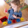 Guidecraft Kids Desk to Easel Art Cart - Natural: Wooden Toddler Art Activity Center with Chalkboard and Art Easel for Kids - 3 of 4