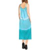LA LEELA Women's Vacation Wear Casual Maxi Long Sundress Summer Vacation Loose Maternity Spaghetti Strap Dress 1X Green, Tie Dye Design - 3 of 3
