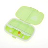 Unique Bargains 8 Grids Double Layers Pill Box 1 Pc - 2 of 4