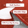 Christmas Rug Washable Xmas Snowflake Area Rugs - 4 of 4