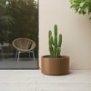 Corten Steel Raised Garden Bed Kit – 15.5" Dia. x 20" H. – Pre-Rusted Planter – Perfect for Outdoor Gardening - 2 of 4
