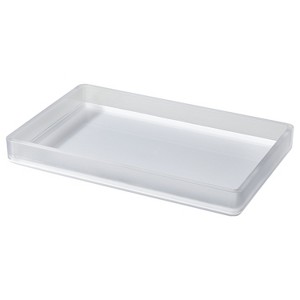Frosted Bathroom Tray - Room Essentials , White
