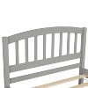 PAGED Twin Size Platform Bed Modern Wooden Bed Frame with Trundle and Headboard for Bedroom - 4 of 4