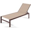 Costway Patio 6-Position Lounge Chair Chaise Aluminium Adjust Recliner - 2 of 4