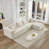 APRILSOUL 106" Cloud Sectional Couch L-Shape with Chaise(Single Seat is not included - 3 of 4