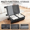 SUGIFT 20"/28" Zipperless Luggage, ABS+PC Hard Shell Suitcases with Spinner Wheels TSA Approved Aluminum Frame Luggage with Cup Holder - 4 of 4