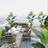 2pcs Bird of Paradise Artificial Plant, 5 Feet Faux Bird Paradise Plant Green Tropical Artificial Plants - 3 of 4