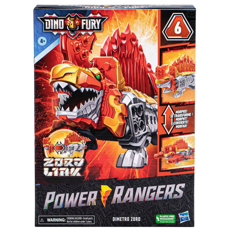 Hasbro Power Rangers Dino Fury Dimetro Zord Action Figure, 2 of 6