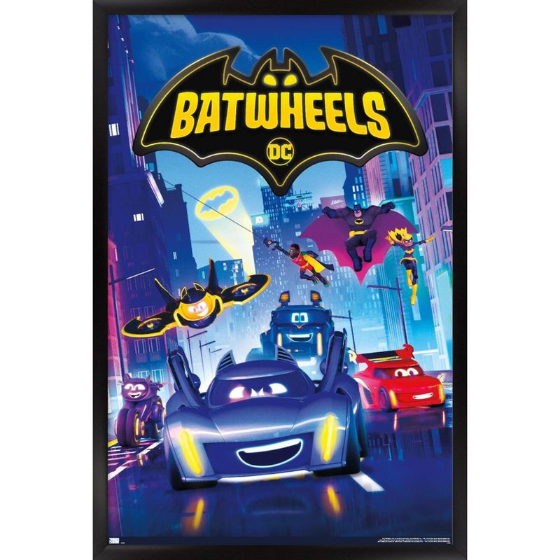 Trends International DC Comics TV Batwheels - Key Art Framed Wall Poster Prints, 1 of 7