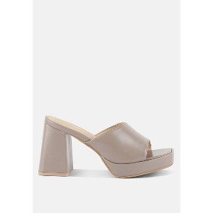 Flexes Flared Block Heel Sandals Women - 1 of 4