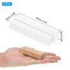 Unique Bargains Photo Menu Display Memo Wood Place Card Holders 5 Pcs 3.15" - 2 of 4