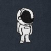 Dalix Astronaut Embroidery Relaxed Hoodie Soft Fleece Sweatshirt Fit Lounge Mens - 2 of 4